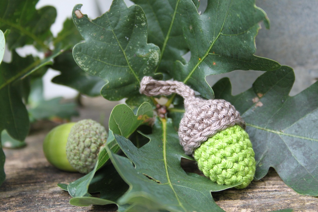 Mini crochet pumpkins